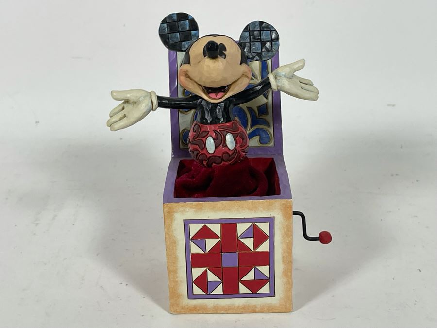 Sample Disney Toy Mickey Mouse Jack-In-The-Box Figurine 4W X 4D X 7H [Photo 11]