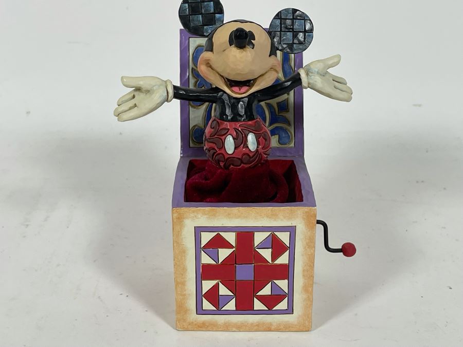 Sample Disney Toy Mickey Mouse Jack-In-The-Box Figurine 4W X 4D X 7H [Photo 10]