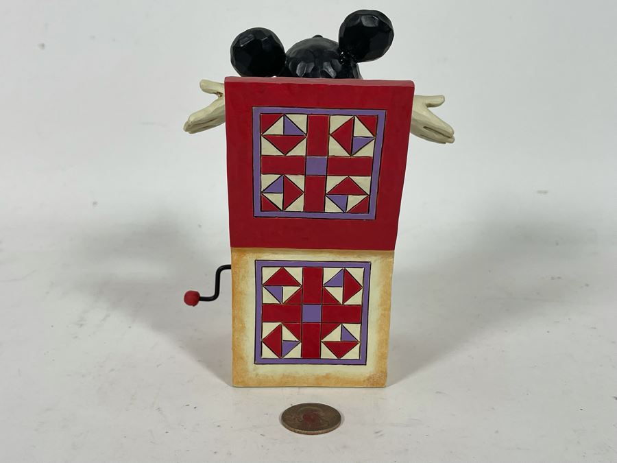 Sample Disney Toy Mickey Mouse Jack-In-The-Box Figurine 4W X 4D X 7H [Photo 6]