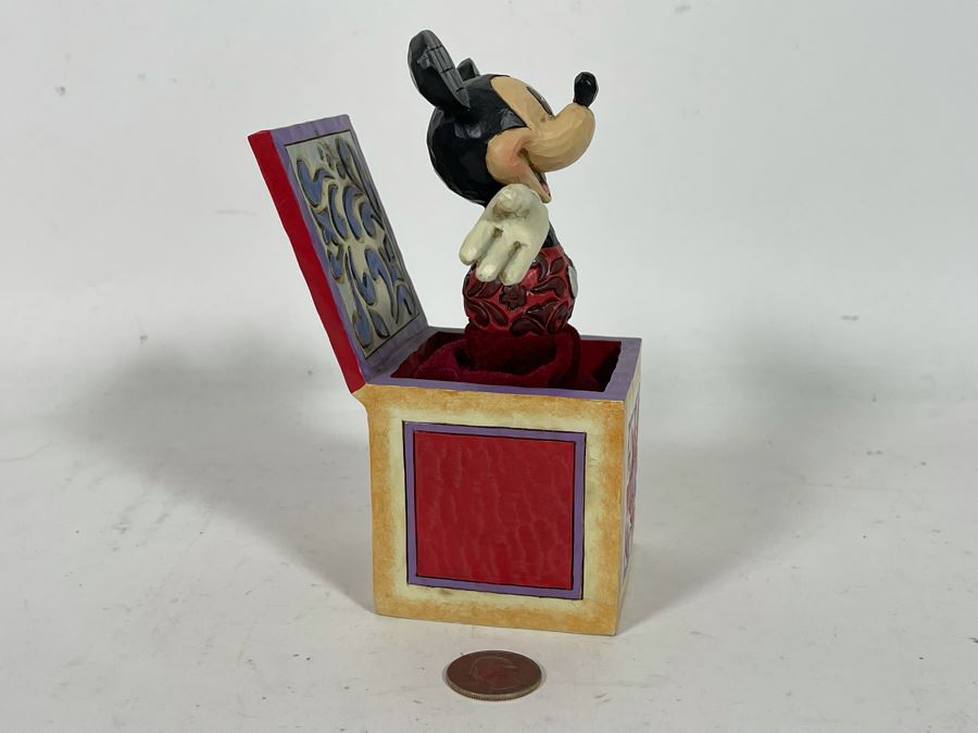 Sample Disney Toy Mickey Mouse Jack-In-The-Box Figurine 4W X 4D X 7H [Photo 7]