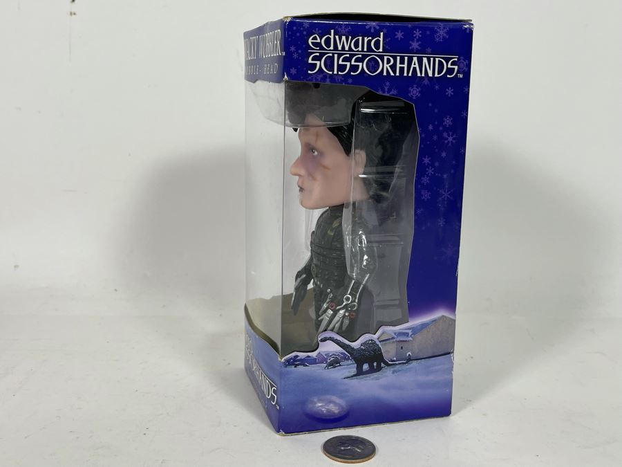 Funko Edward Scissorhands Wacky Wobbler Bobblehead Doll New In Box [Photo 8]