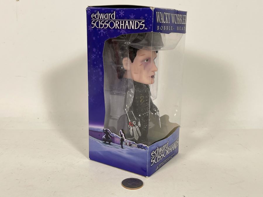 Funko Edward Scissorhands Wacky Wobbler Bobblehead Doll New In Box [Photo 6]
