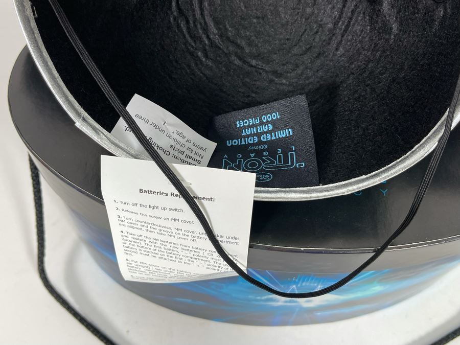 Limited Edition Disney TRON Legacy Mickey Mouse Ears Hat With Box Limited To 1,000 [Photo 9]