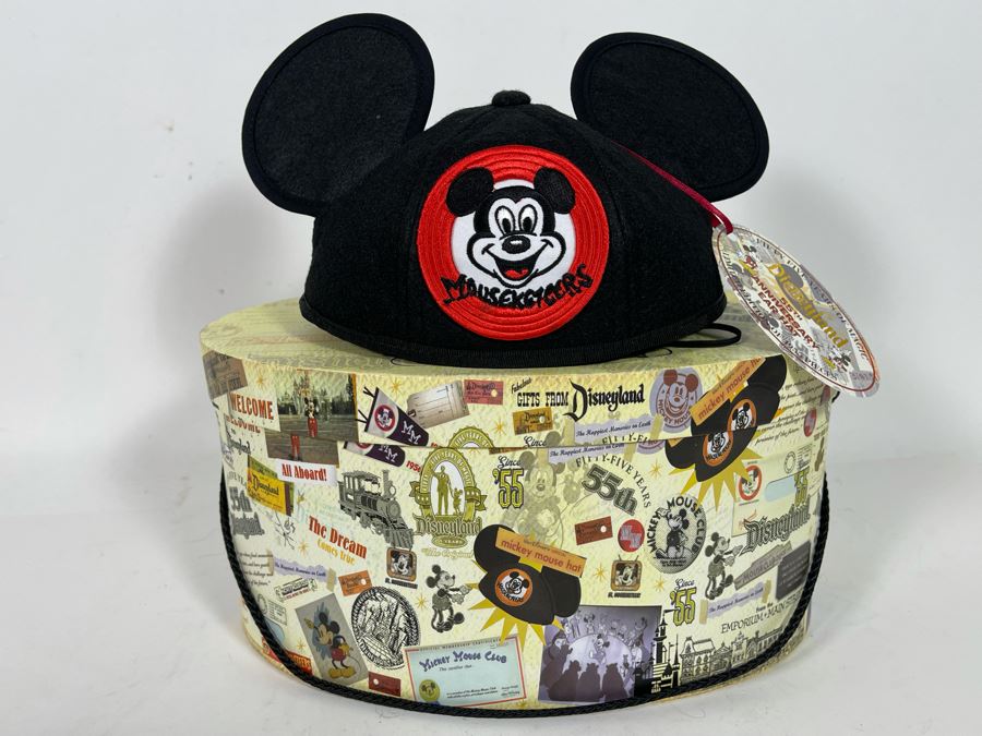 Limited Edition Fifty Five Years Of Magic Disneyland Mickey Mouse Ears Hat With Box Limited Edition Of 1955 [Photo 3]