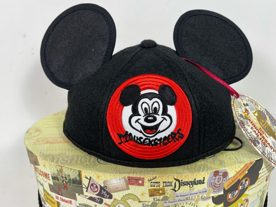 Limited Edition Fifty Five Years Of Magic Disneyland Mickey Mouse Ears Hat With Box Limited Edition Of 1955 [Photo 4]
