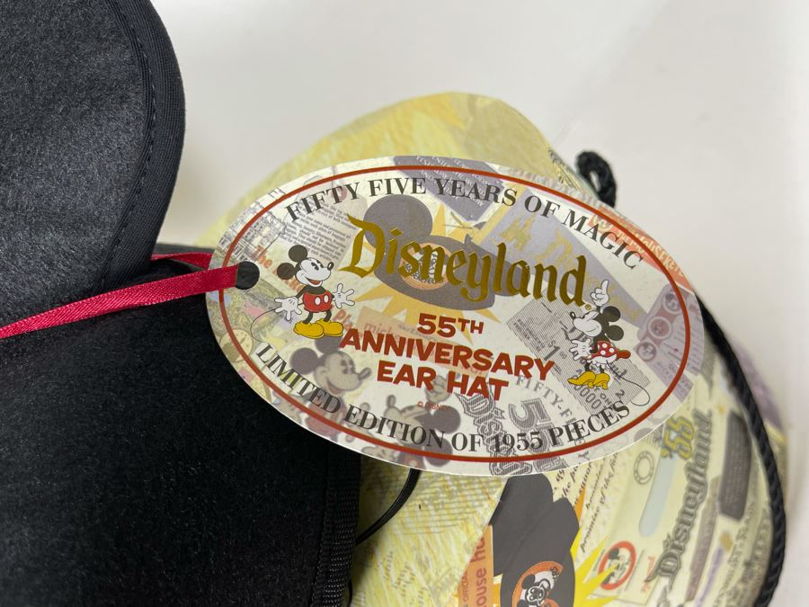 Limited Edition Fifty Five Years Of Magic Disneyland Mickey Mouse Ears Hat With Box Limited Edition Of 1955 [Photo 5]