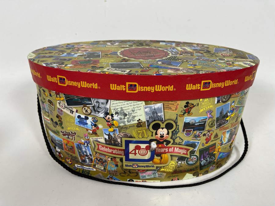 Limited Release Walt Disney World 40 Years Of Magic Mickey Mouse Ears Hat And 3 Vintage Patches With Box [Photo 13]