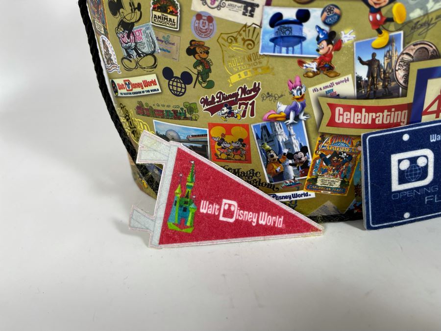 Limited Release Walt Disney World 40 Years Of Magic Mickey Mouse Ears Hat And 3 Vintage Patches With Box [Photo 6]