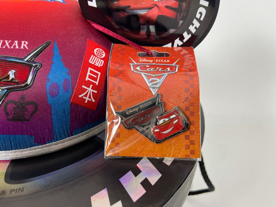 Limited Edition Disney Pixar Cars 2 Mickey Mouse Ears Hat And Pin With Box Limited To 1,000 [Photo 7]