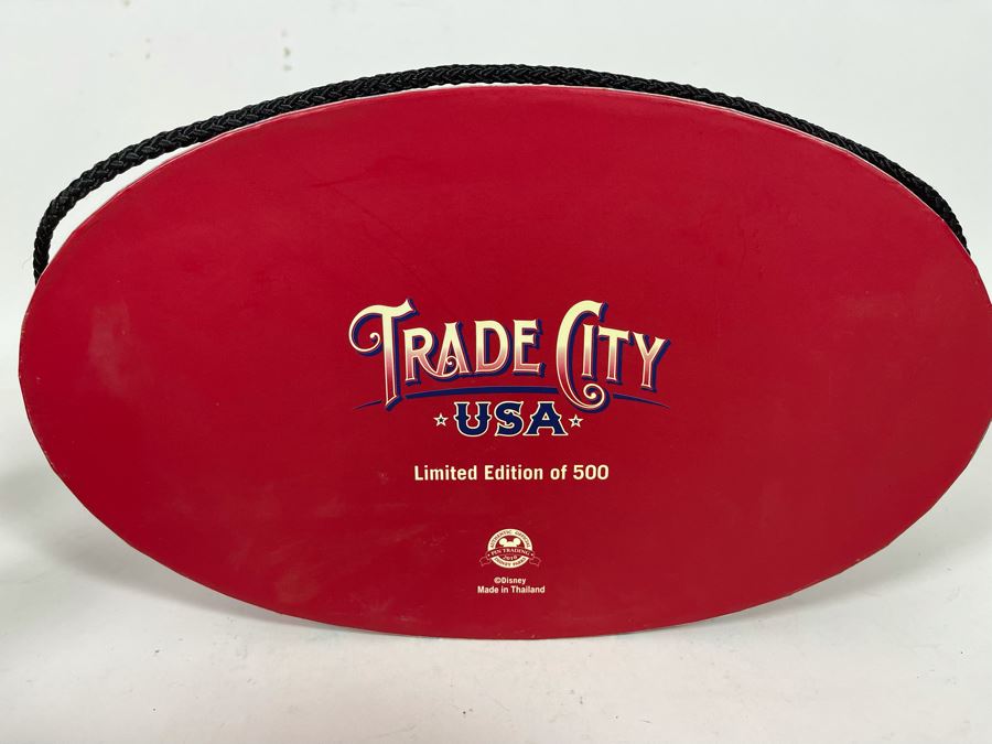 Limited Edition Disneyland Trade City USA Mickey Mouse Mayor Ears Hat And Pin With Box Limited To 500 [Photo 11]