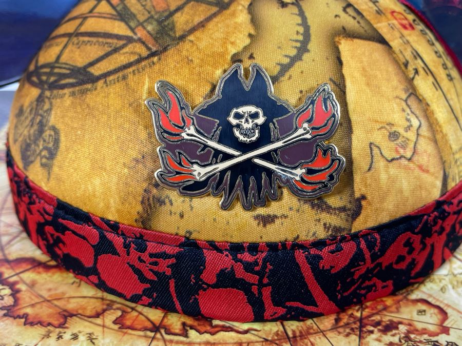 Limited Edition Disneyland Pirates Of The Caribbean On Stranger Tides Mickey Mouse Ears Hat And Pin With Box Limited To 1,000 [Photo 8]