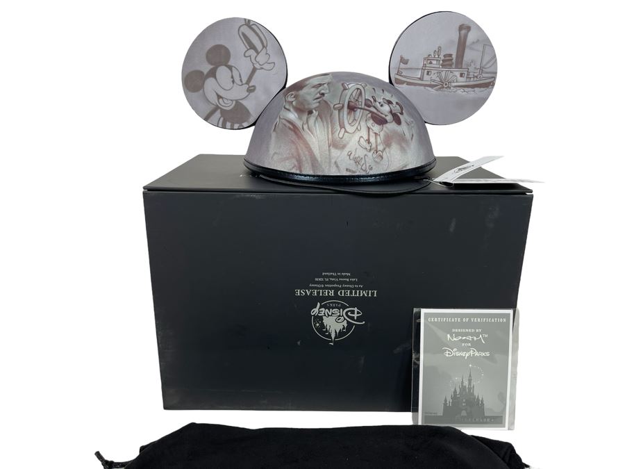 Limited Release Walt Disney Steamboat Willie Mickey Mouse Ears Hat With Box Designed By Noah