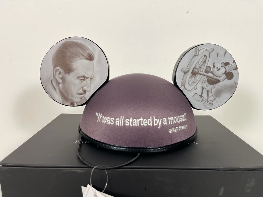 Limited Release Walt Disney Steamboat Willie Mickey Mouse Ears Hat With Box Designed By Noah [Photo 6]