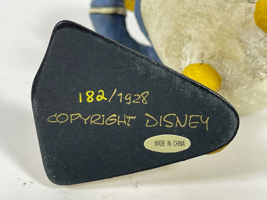 Limited Edition Disney The Vintage Years 1928-1948 Donald Duck Poliwogg Sculpture 182 Of 1928 9H [Photo 8]