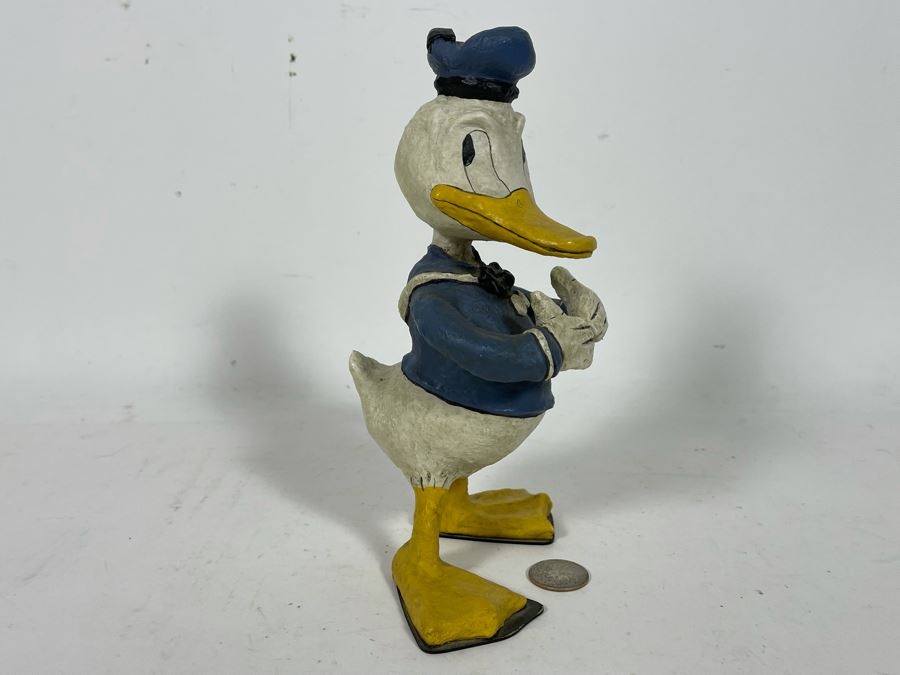 Limited Edition Disney The Vintage Years 1928-1948 Donald Duck Poliwogg Sculpture 182 Of 1928 9H [Photo 5]