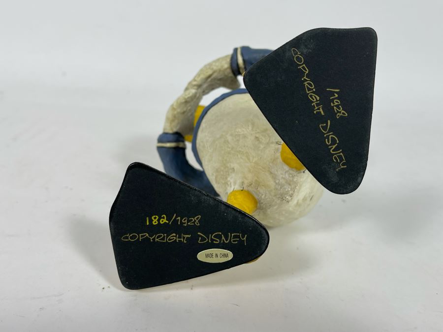 Limited Edition Disney The Vintage Years 1928-1948 Donald Duck Poliwogg Sculpture 182 Of 1928 9H [Photo 7]