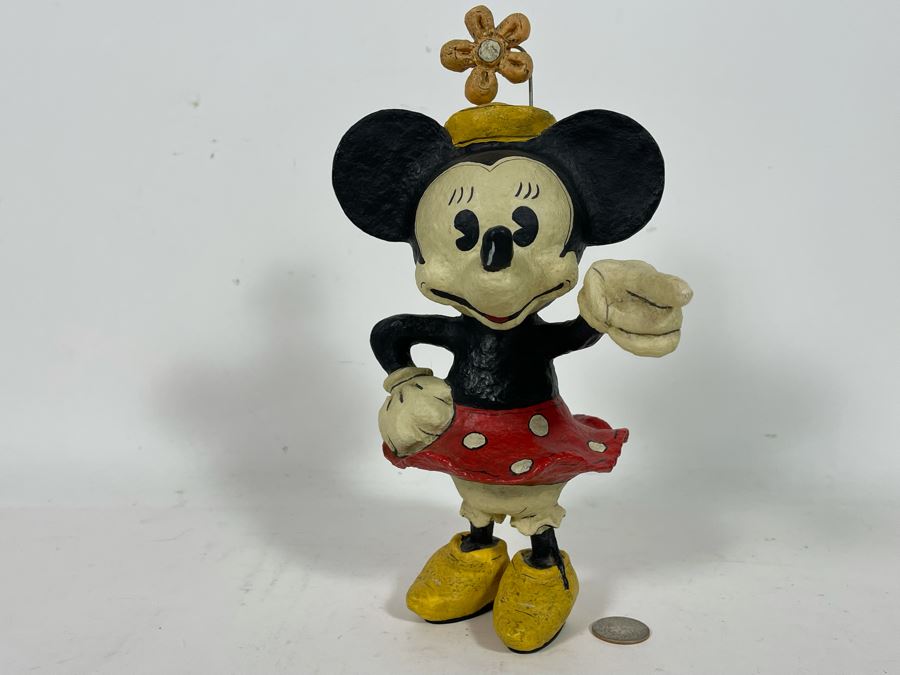Limited Edition Disney The Vintage Years 1928-1948 Minnie Mouse Poliwogg Sculpture 30 Of 1928 10H [Photo 3]