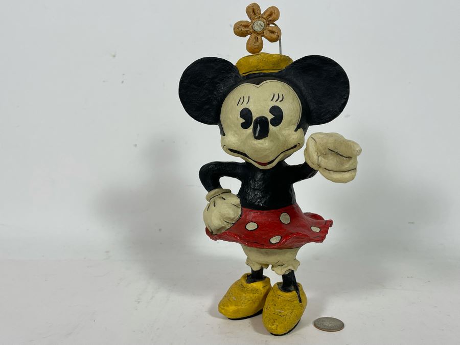 Limited Edition Disney The Vintage Years 1928-1948 Minnie Mouse Poliwogg Sculpture 30 Of 1928 10H [Photo 2]
