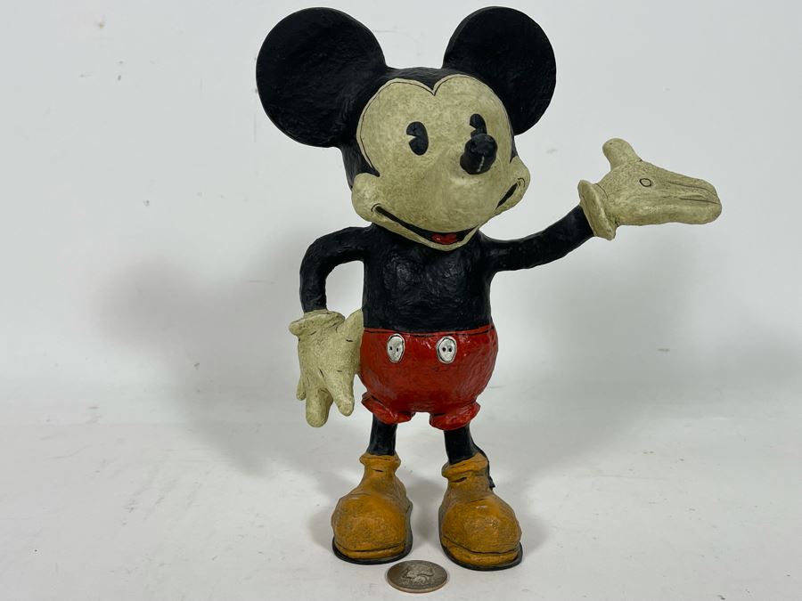 Limited Edition Disney The Vintage Years 1928-1948 Mickey Mouse Poliwogg Sculpture 939 Of 1928 9H [Photo 3]