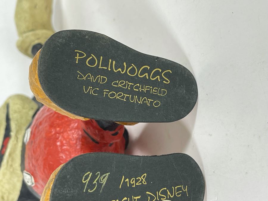 Limited Edition Disney The Vintage Years 1928-1948 Mickey Mouse Poliwogg Sculpture 939 Of 1928 9H [Photo 8]