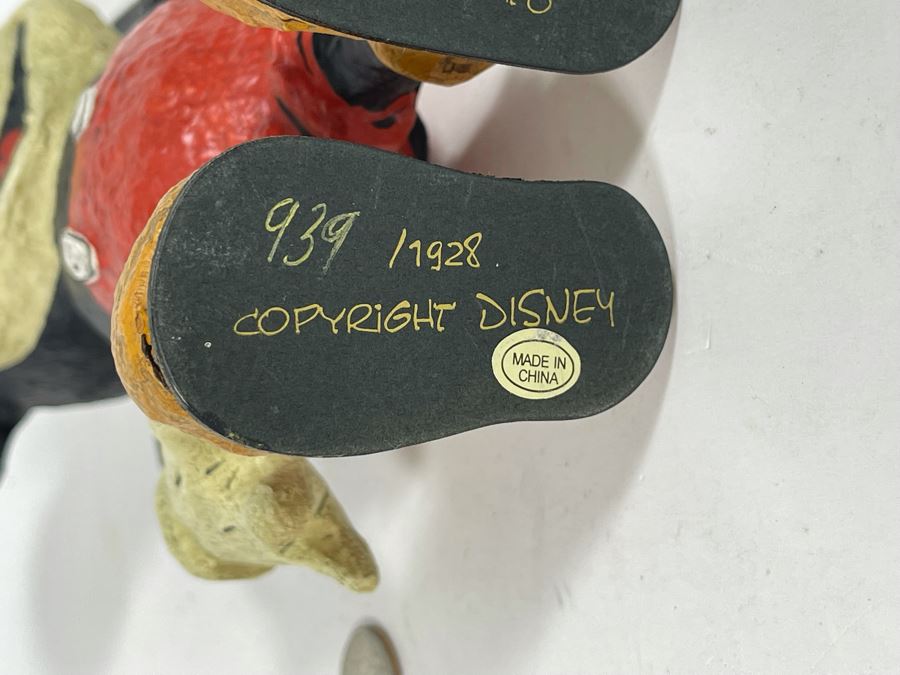Limited Edition Disney The Vintage Years 1928-1948 Mickey Mouse Poliwogg Sculpture 939 Of 1928 9H [Photo 7]