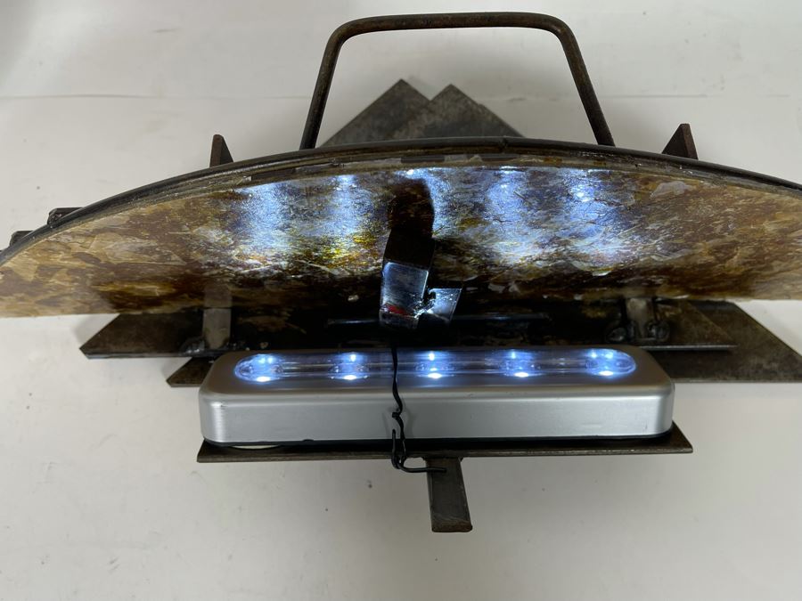 Backlit Metal Sculpture By Artist Karen Dugan 16W X 8D X 5H [Photo 8]