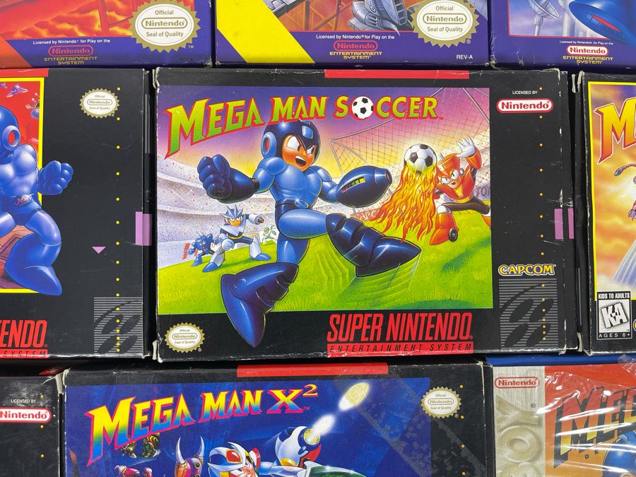 Capcom Mega Man Nintendo Video Game BOXES ONLY (No Game Cartridges) [Photo 7]