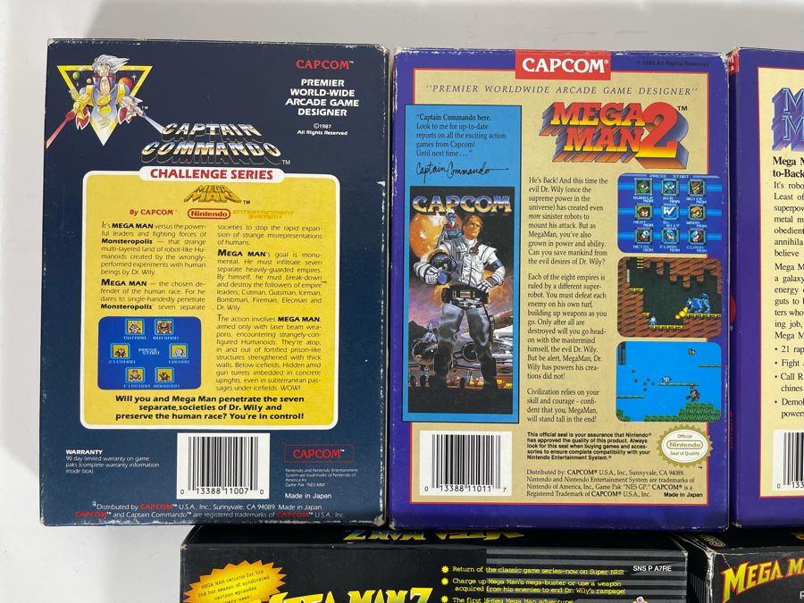 Capcom Mega Man Nintendo Video Game BOXES ONLY (No Game Cartridges) [Photo 13]