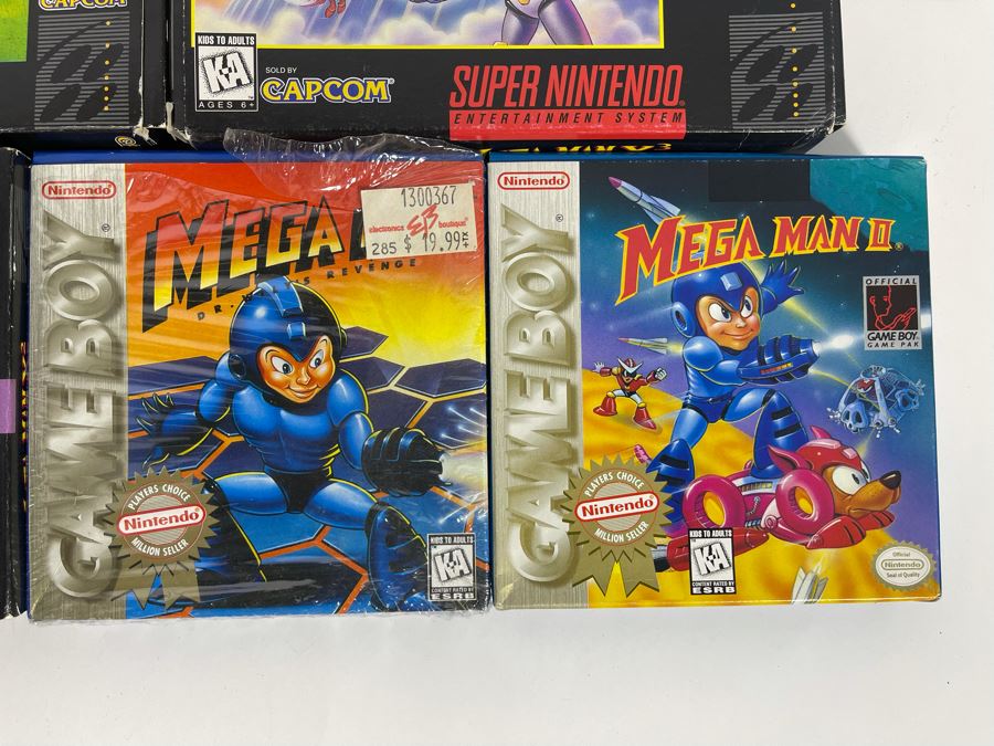 Capcom Mega Man Nintendo Video Game BOXES ONLY (No Game Cartridges) [Photo 11]