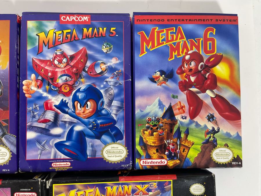 Capcom Mega Man Nintendo Video Game BOXES ONLY (No Game Cartridges) [Photo 5]