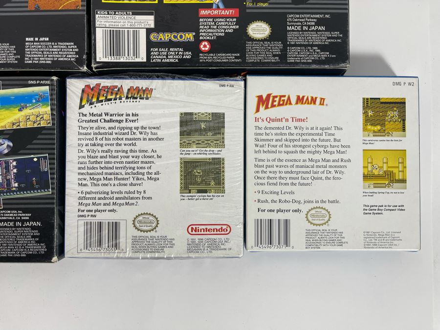 Capcom Mega Man Nintendo Video Game BOXES ONLY (No Game Cartridges) [Photo 19]
