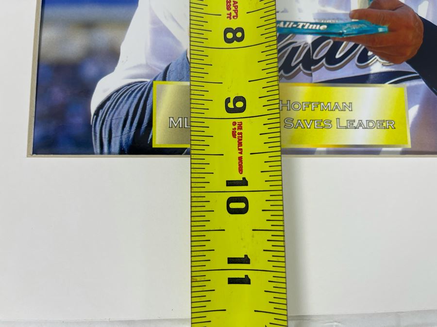 San Diego Padres Lot Includes (2) Glenn Hoffman 3rd Base Coach #47 (Brother Of Trevor Hoffman) Signatures, (2) Kevin Ward #30 Signatures And Trevor Hoffman Photo [Photo 11]