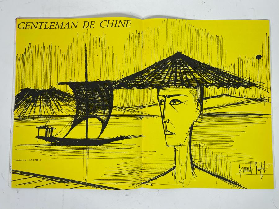 1958 Cannes Film Festival Program Illustrated By Bernard Buffet 9.5 X 12 [Photo 15]