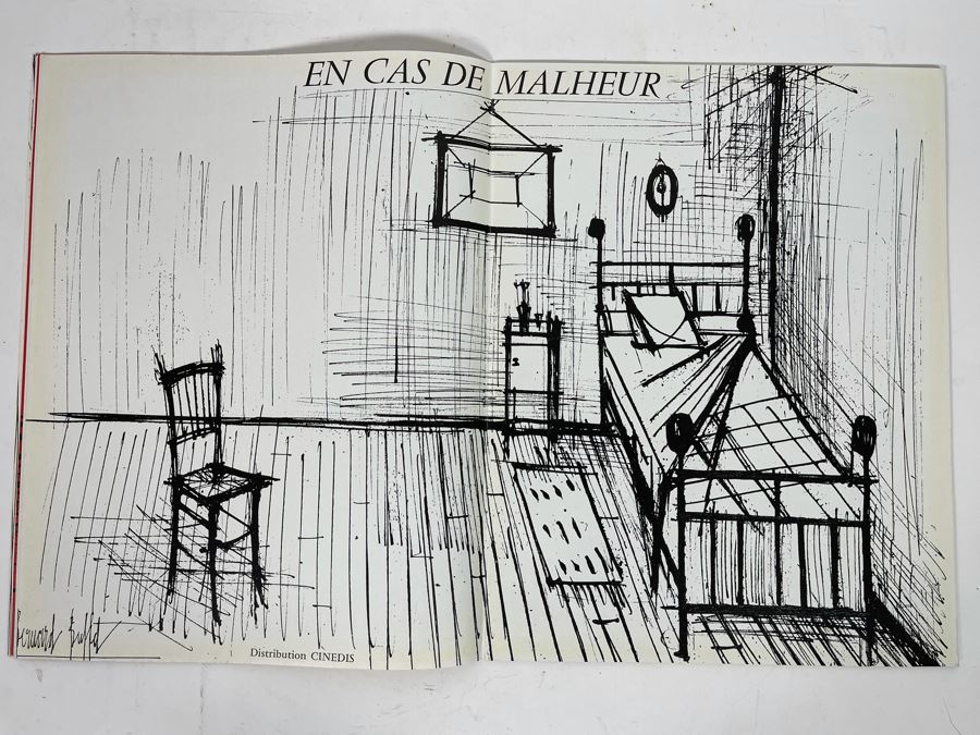 1958 Cannes Film Festival Program Illustrated By Bernard Buffet 9.5 X 12 [Photo 11]