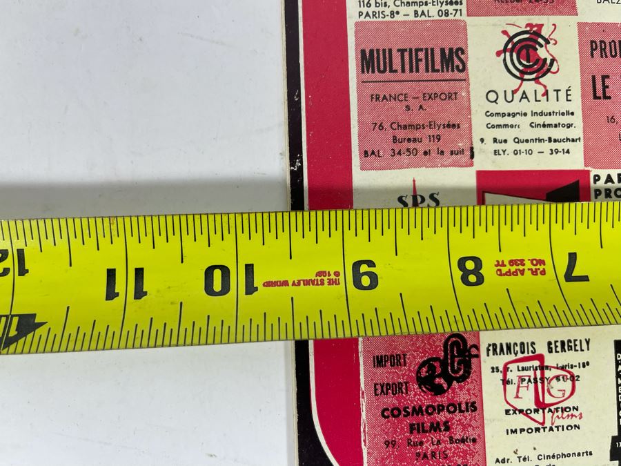 1958 Cannes Film Festival Program Illustrated By Bernard Buffet 9.5 X 12 [Photo 17]