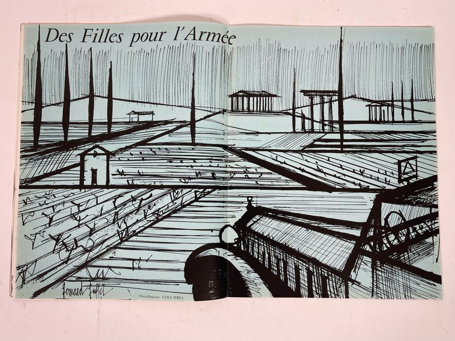 1958 Cannes Film Festival Program Illustrated By Bernard Buffet 9.5 X 12 [Photo 13]