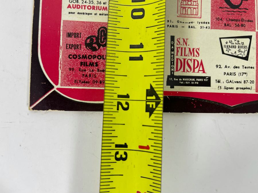 1958 Cannes Film Festival Program Illustrated By Bernard Buffet 9.5 X 12 [Photo 18]