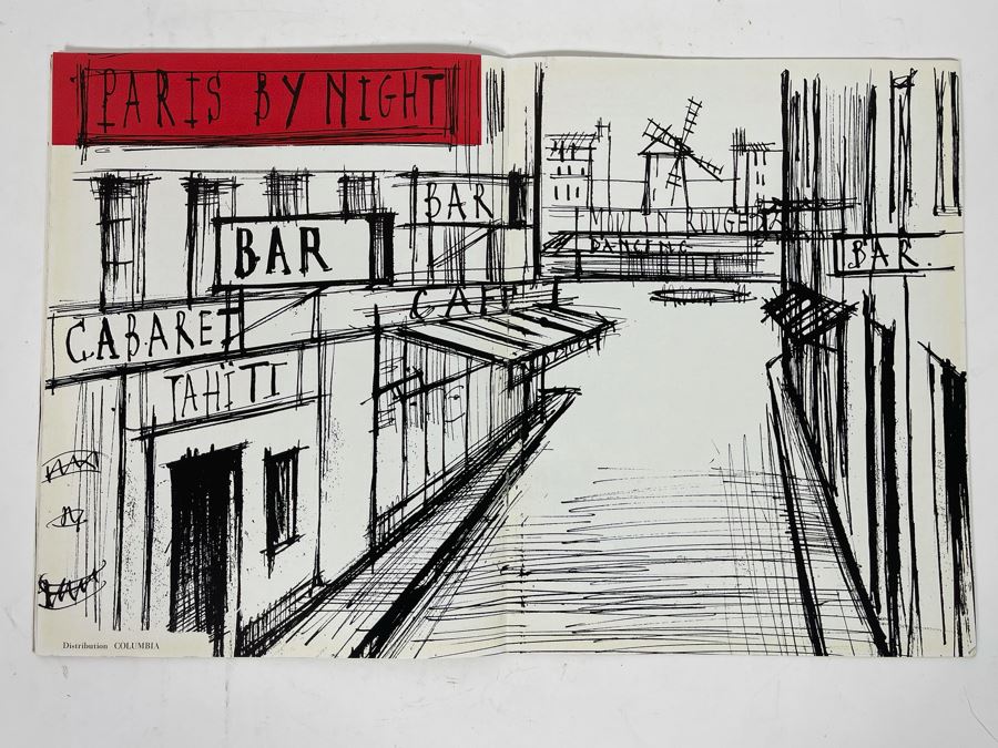 1958 Cannes Film Festival Program Illustrated By Bernard Buffet 9.5 X 12 [Photo 14]