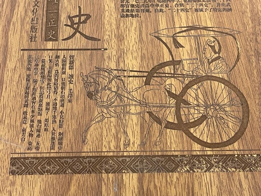 Chinese Book With Wooden Cover 7.5 X 10 [Photo 4]