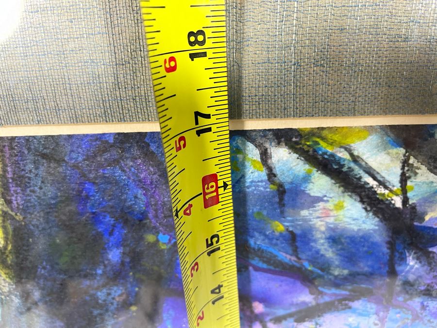 Original Joan Lohrey Watercolor Painting On Paper 18.5 X 17 Framed 25 X 23 [Photo 12]