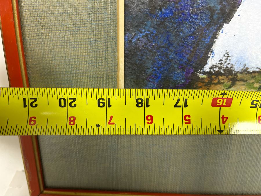 Original Joan Lohrey Watercolor Painting On Paper 18.5 X 17 Framed 25 X 23 [Photo 11]