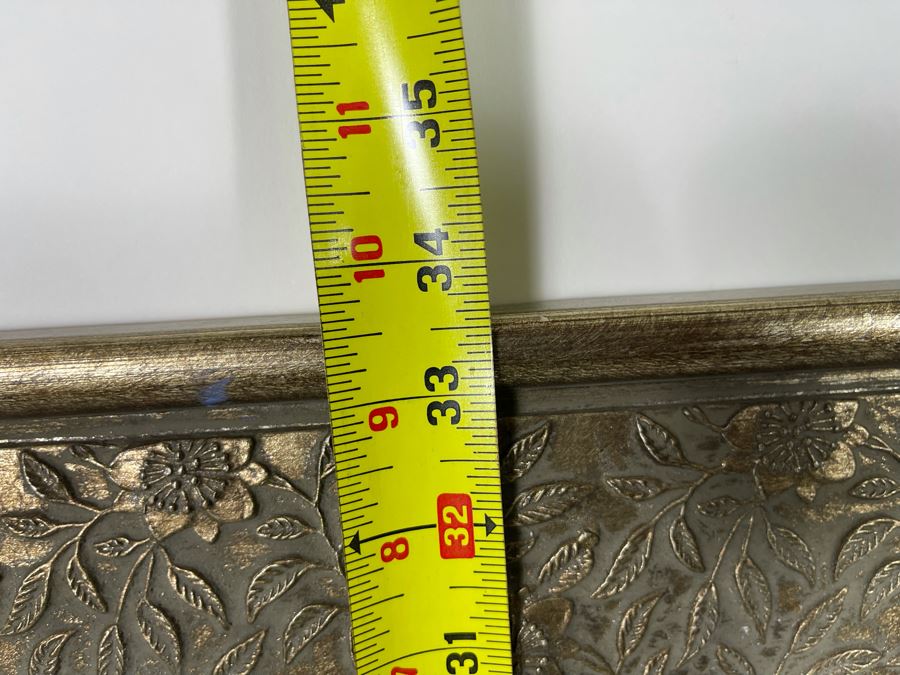 Original Painting On Paper 27.5 X 22 Of Mountain Range Ski Resort Artist Unknown Framed 39 X 33 [Photo 18]