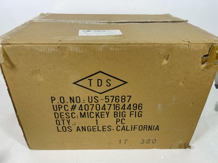 Large Mickey Mouse Big Fig For Display Only From The Disney Store With Original Box 15W X 20H [Photo 23]