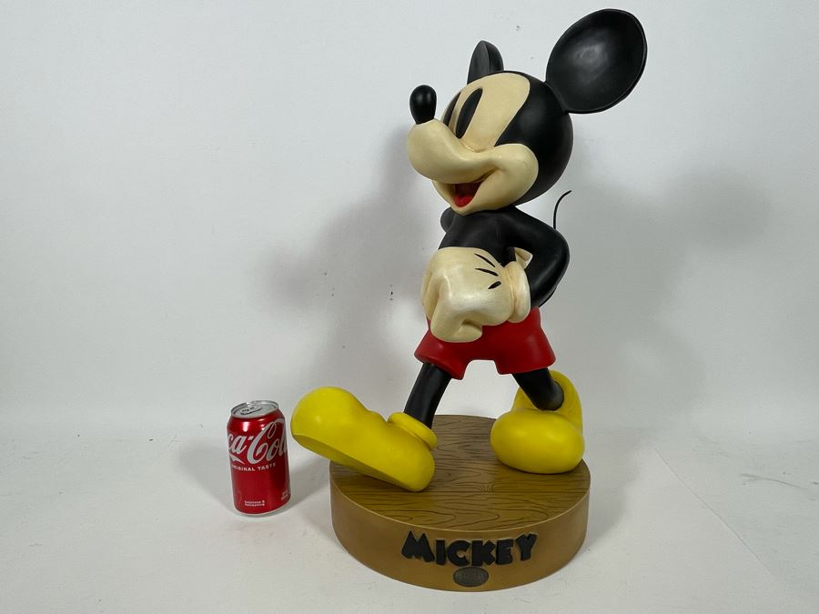 Large Mickey Mouse Big Fig For Display Only From The Disney Store With Original Box 15W X 20H [Photo 17]