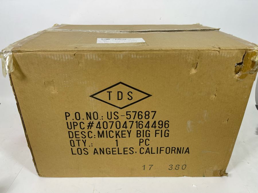 Large Mickey Mouse Big Fig For Display Only From The Disney Store With Original Box 15W X 20H [Photo 24]