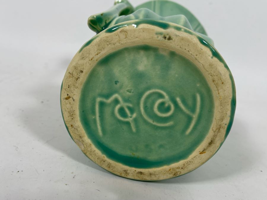 Vintage McCoy Pottery Vase With Handles 7.5W X 9.5H [Photo 6]