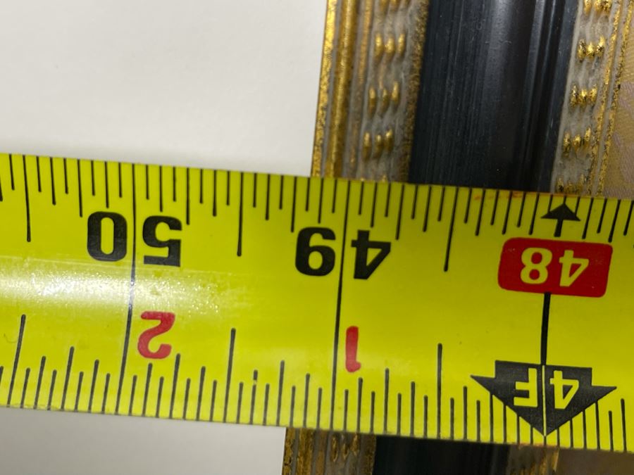 Original Asian Scroll Painting 42.5 X 24 Framed 49 X 31 [Photo 40]