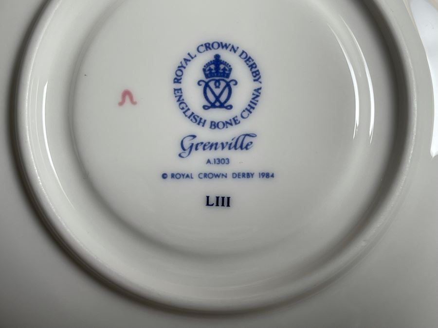 Royal Crown Derby Grenville (Gold Trim) China Set Apx Service For 6 Replacements Value $2,500 [Photo 8]