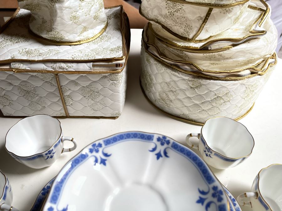 Royal Crown Derby Grenville (Gold Trim) China Set Apx Service For 6 Replacements Value $2,500 [Photo 12]