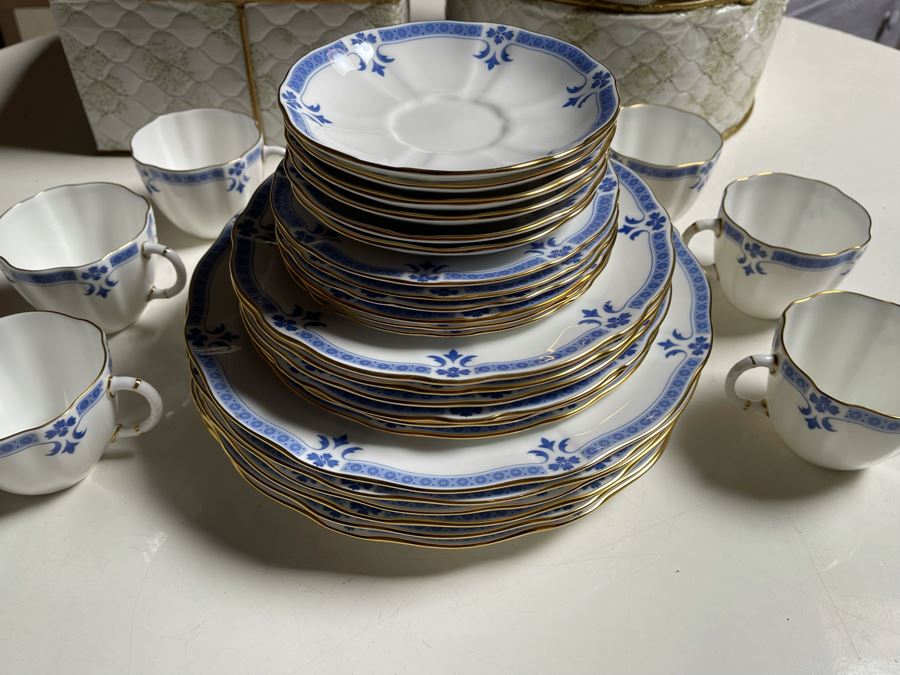 Royal Crown Derby Grenville (Gold Trim) China Set Apx Service For 6 Replacements Value $2,500 [Photo 4]